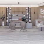 PVC Vinyl Tiles for Commercial Spaces Durable Relle LVT Floorin