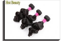 China 8 inch 6A Grade Loose Wave Virgin Human Hair Extensions With Thick Bottom supplier