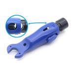 Industrial Grade Blue CABLECON Insulation Stripper Spanner for RG59 RG6 Coaxial Cable for sale