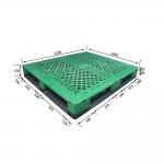 Green Recycled Molded Plastic Pallets Hdpe Injection Moulded Pallets for sale