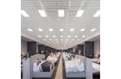 China 100X100 Light Weight Metal Ceiling Solution Aluminum Open Cell Ceiling System supplier