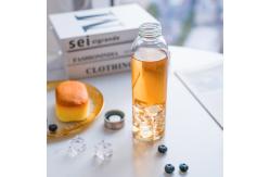 China Premium 500ml Borosilicate Glass Water Bottle with Silicone Sleeve supplier