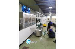 China Four Sections Aluminum Brazing Furnace 650-700 Degree Air Cooling Spray Drying Area supplier