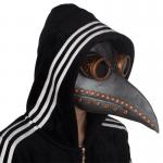 Plague Doctor Bird Animal Latex Masks Punk Cosplay Hand Made for sale