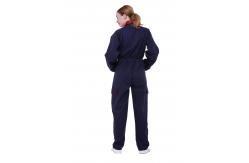 China Unisex Heavy Duty Overalls / Work Clothes Coveralls With Brass YKK Zipper supplier