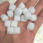White Cylindrical Polyurethane Filter Cotton Compressor Filter Element for sale