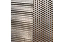 China 1.2mm Thick Aluminum Galvanized Steel Perforated Mesh For Drainage Systems supplier