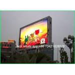 Big P10 LED Advertising Displays LED Video Screen High Brightness 7500cd/m2 for sale