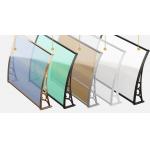 Polycarbonate Window Awnings DIY Canopy With Black White Or Gray Bracket for sale