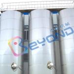Cooling Medium Outdoor Stainless Steel Water Tank For Food Phamacy Factory for sale