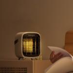 Mini Ceramic Electric Fan Heater 600W AC220V Indoor Portable Overheat Protection for sale