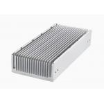 Customized Silvery Anodized Radiator Aluminium Extrusion Heat Sink Profiles for sale
