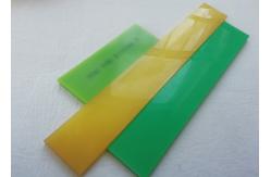 China Yellow PU 75A 80A 90A Screen Printing Squeegee High Tolerance supplier
