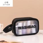 Lager Capacity Waterproof Cosmetic Bag Toiletry Bag With Handle