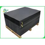 100% Wood Pulp Hard Stiffness Black Chipboard Sheet 250gsm 300gsm for sale