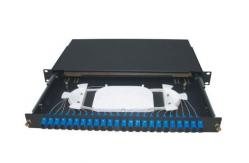 China 3U , 4U Slidable Fiber Optic Patch Panel for Local Area Networks supplier