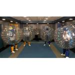 0.8mm Clear Pvc Bubble Football / Football Bubble Inflatable Bumper Ball 2014 for sale