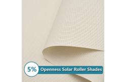 China 1% Openness Plain Weaving Fiberglass Sunscreen Fabric Fireproof supplier