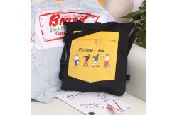 China Girls One Shoulder Canvas Bag Simple And Casual With Large Capacity supplier