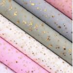 Starry Moon Candy DIY Floral Flower Packaging Paper 57*57cm Florist Wrapping for sale