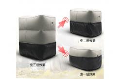 China Light Weight Blow Up Foot Rest Travel Pillow Sitting Backrest Cushion supplier