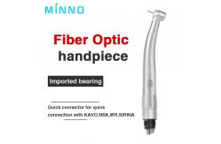 China Quick Coupling Fiber Optic Handpiece 4 Air LED High Speed Handpiece supplier