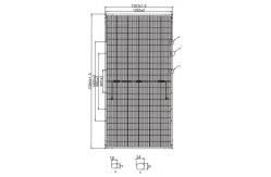 China 720w HJT Half Cell PV Module 132 Cell Bifacial Double Glass Solar Panel supplier
