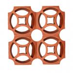 Perforated Clay Bricks Modern Wall Design Ornamental Clay Building Terracotta Block for sale