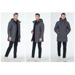 Dark Light Collided Casual Winter Jacket Business Casual Coat Two Faced