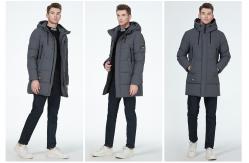 China Dark Light Collided Casual Winter Jacket Business Casual Coat Two Faced supplier