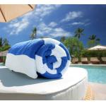 Breathable Soft Personalized Pool Towels Striped Beach Towels