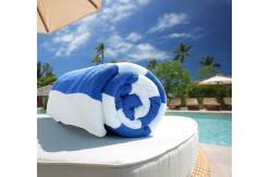 China Breathable Soft Personalized Pool Towels Striped Beach Towels supplier