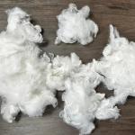 AA Grade White Low Crimp Polyester Fiber With 100% Material for sale