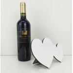 Double Heart Dye Sublimation Blanks Custom Photo Panel Frame