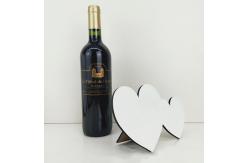 China Double Heart Dye Sublimation Blanks Custom Photo Panel Frame supplier