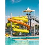 Park Amusement Water Fun Sports Equipment Outdoor Pool With Spiral Tube Playground Slide for sale