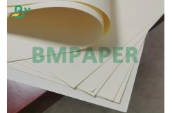 China 80g 20lb Beige Glazed Printing Paper Thin Woodfree Writing Paper For Notebook supplier