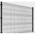 RAL 9005 Black Curved 3D Welded Wire Mesh Fence BWG 2.0MM-6.5MM for sale