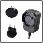5VDC 1.2A 6W Interchangeable Plug Adapter Portable FCC Certified for sale