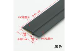 China Co Extruded Wardrobe Door Seal Strip PVC Self Adhesive Weather Seal supplier