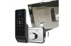 China Smart Tuya Wifi Lock Mobile Control Fingerprint RFID Open Flat Home Lock supplier