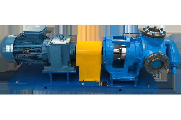 NPT SAE Asphalt Gear Pumps For High Viscosity Fluids High Efficiency