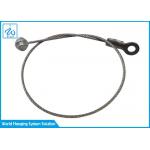 Galvanized Wire Rope Lanyard With Eyelet End Fitting For Hanging Ceiling Light for sale