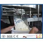 PLC control Commercial Cheese Making Equipment , 1000Liters soft white Cheese Machine for sale