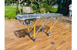 China 75° Back To Back Maximum Inclination Folding Ambulance Stretcher supplier