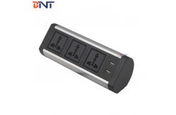 China Clamp On Desktop Power Sockets With Three Universal Power Interfaces supplier
