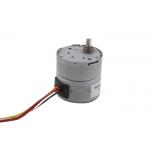 7.5 Degree Step Angle 25mm Permanent Magnet Stepper Motor With Gearbox