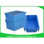 100% New Pp Plastic Attached Lid Containers Moving Storage Light Weight