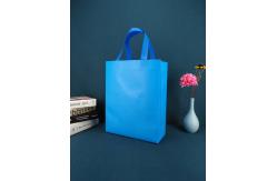 China Cloth Recycled Tote Bag Blue Gift Laminate OEM Non Woven Shopping Bag Reusable supplier