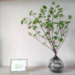 Artificial Green Plant Simulated Hanging Bell Flower Branch Interior Tabletop Decor for sale